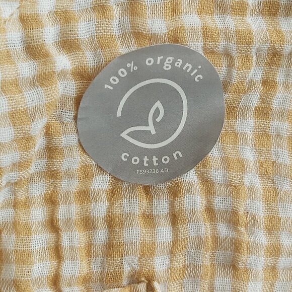 Little Planet by Carter's 100% Cotton Brown/White Plaid Overalls: Classic Style - Picture 7 of 7